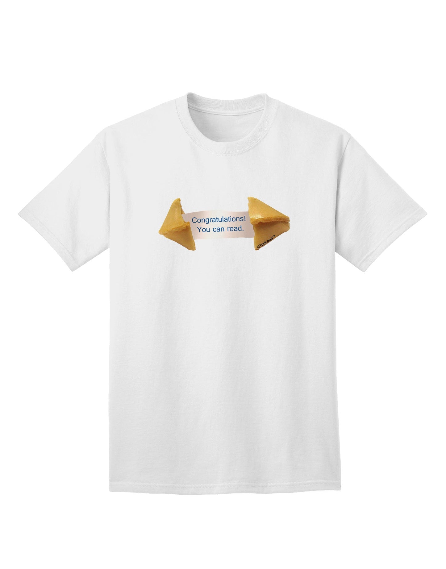 Sarcastic Fortune Cookie Adult T-Shirt-Mens T-Shirt-TooLoud-White-Small-Davson Sales