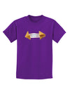 Sarcastic Fortune Cookie Childrens Dark T-Shirt-Childrens T-Shirt-TooLoud-Purple-X-Small-Davson Sales