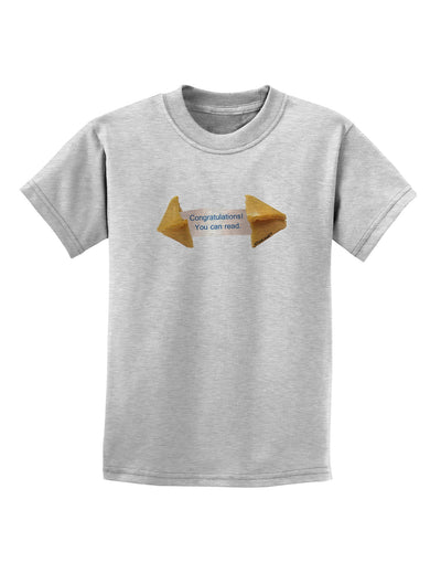 Sarcastic Fortune Cookie Childrens T-Shirt-Childrens T-Shirt-TooLoud-AshGray-X-Small-Davson Sales