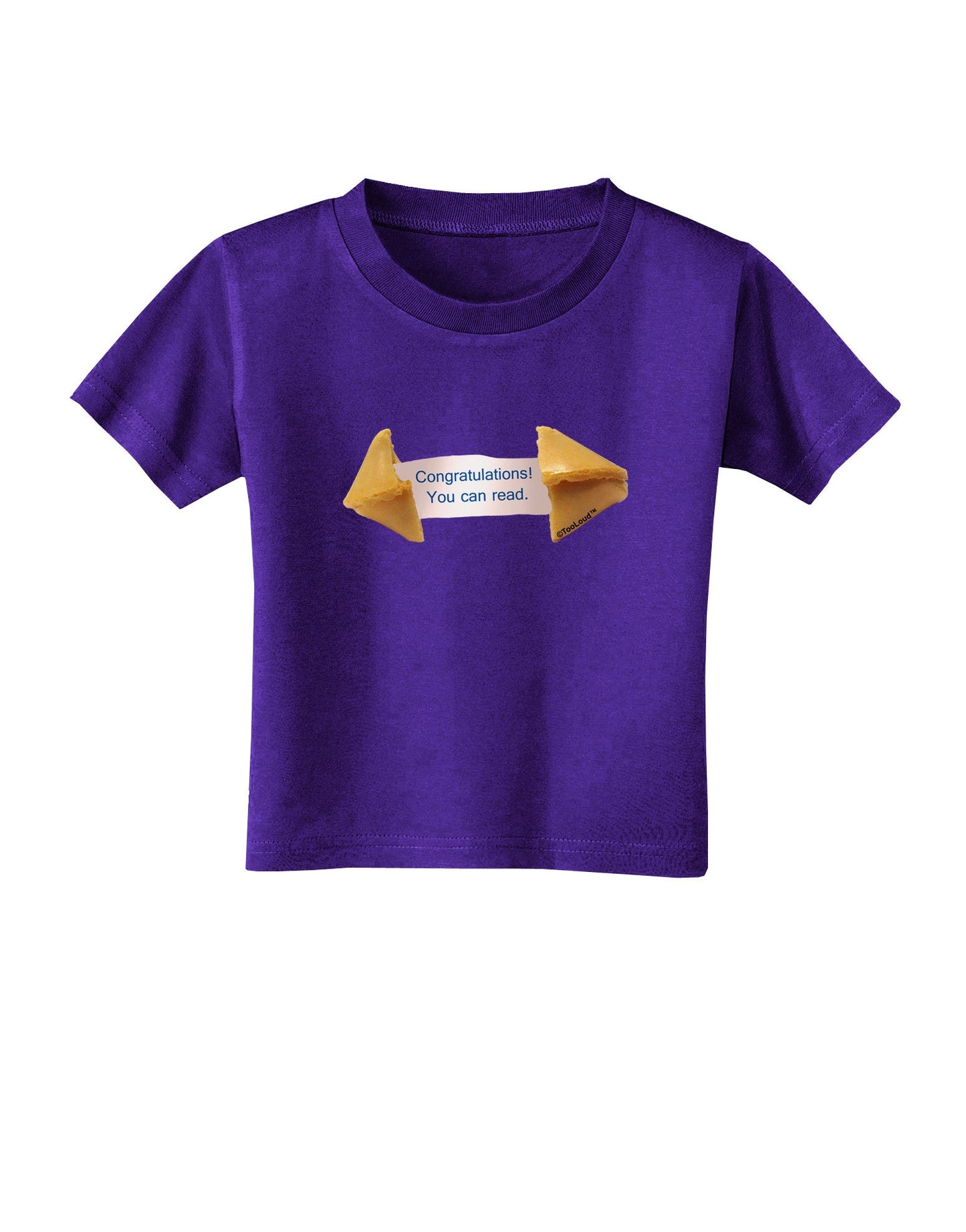 Sarcastic Fortune Cookie Toddler T-Shirt Dark-Toddler T-Shirt-TooLoud-Purple-2T-Davson Sales