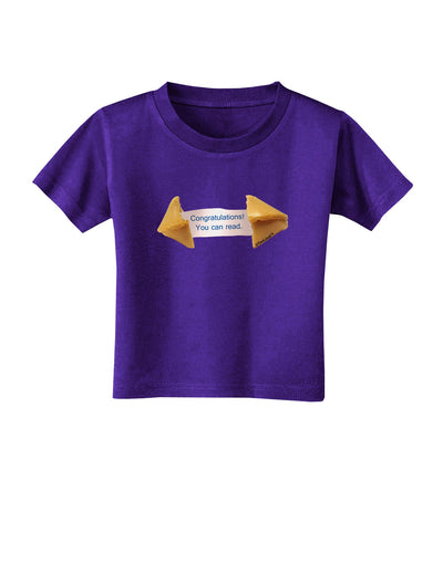 Sarcastic Fortune Cookie Toddler T-Shirt Dark-Toddler T-Shirt-TooLoud-Purple-2T-Davson Sales