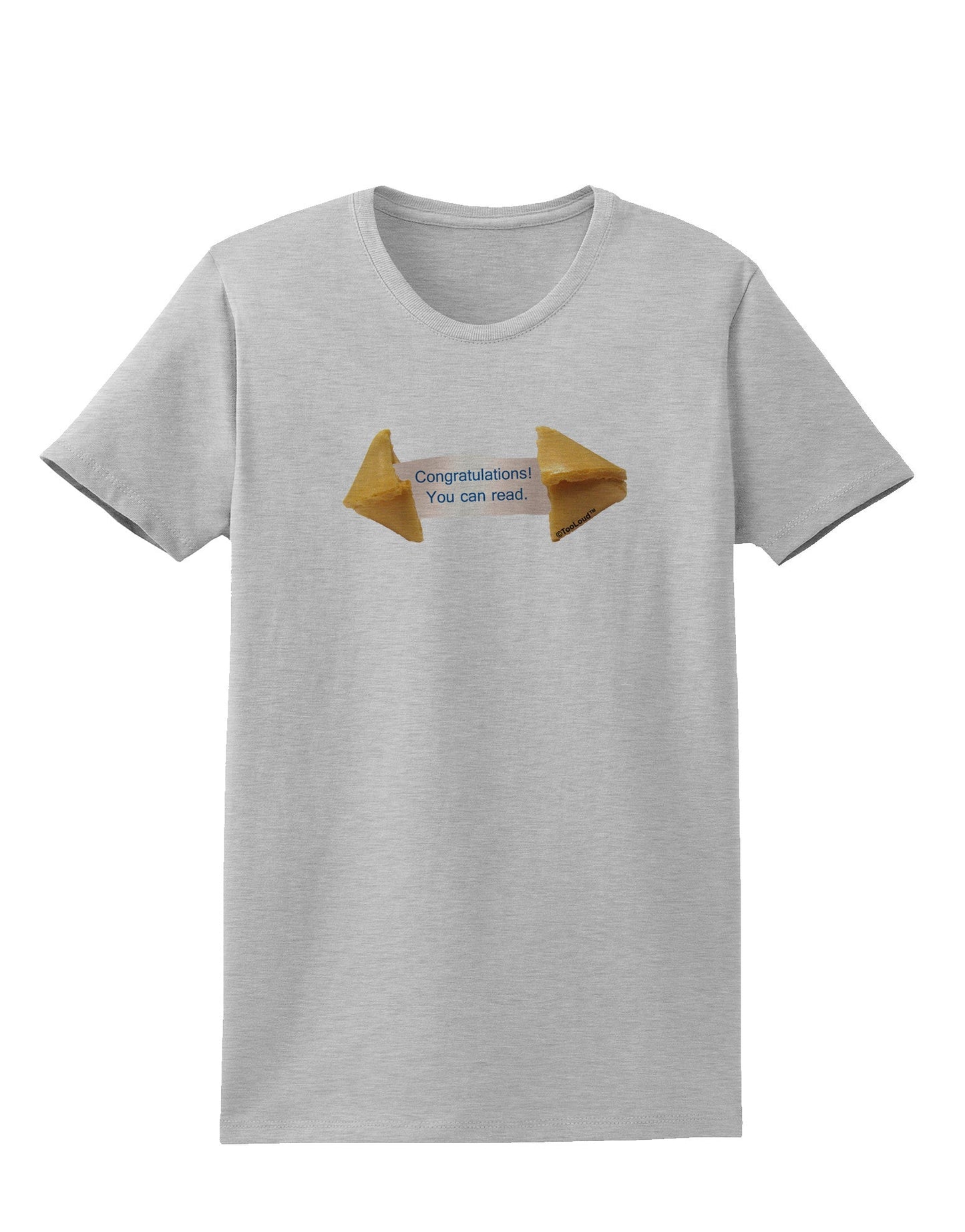 Sarcastic Fortune Cookie Womens T-Shirt-Womens T-Shirt-TooLoud-AshGray-X-Small-Davson Sales