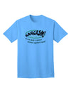 Sarcastic Natural Defense Adult T-Shirt: A Clever Wardrobe Choice for Wit and Humor-Mens T-shirts-TooLoud-Aquatic-Blue-Small-Davson Sales