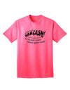 Sarcastic Natural Defense Adult T-Shirt: A Clever Wardrobe Choice for Wit and Humor-Mens T-shirts-TooLoud-Neon-Pink-Small-Davson Sales