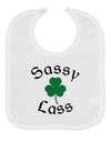 Sassy Lass St Patricks Day Baby Bib