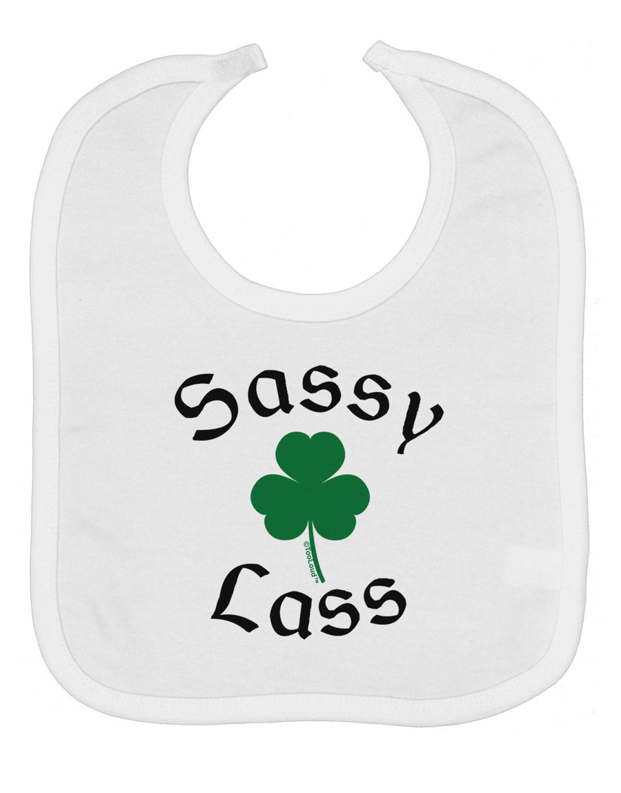 Sassy Lass St Patricks Day Baby Bib