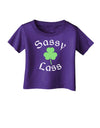 Sassy Lass St Patricks Day Infant T-Shirt Dark-Infant T-Shirt-TooLoud-Purple-06-Months-Davson Sales