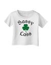 Sassy Lass St Patricks Day Infant T-Shirt-Infant T-Shirt-TooLoud-White-06-Months-Davson Sales