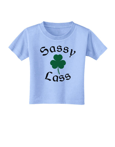 Sassy Lass St Patricks Day Toddler T-Shirt-Toddler T-Shirt-TooLoud-Aquatic-Blue-2T-Davson Sales