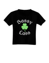 Sassy Lass St Patricks Day Toddler T-Shirt Dark-Toddler T-Shirt-TooLoud-Black-2T-Davson Sales