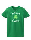 Sassy Lass St Patricks Day Womens Dark T-Shirt-TooLoud-Kelly-Green-X-Small-Davson Sales