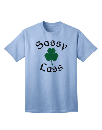 Sassy Lass St. Patrick's Day Premium Adult T-Shirt Collection-Mens T-shirts-TooLoud-Light-Blue-Small-Davson Sales