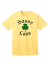 Sassy Lass St. Patrick's Day Premium Adult T-Shirt Collection-Mens T-shirts-TooLoud-Yellow-Small-Davson Sales