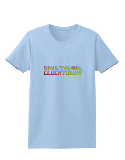 Save The Clock Tower Womens T-Shirt by TooLoud-TooLoud-Light-Blue-X-Small-Davson Sales