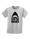 Save The Sharks Childrens T-Shirt-Childrens T-Shirt-TooLoud-AshGray-X-Small-Davson Sales