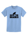 Save The Sharks - Fin Childrens T-Shirt-Childrens T-Shirt-TooLoud-Light-Blue-X-Small-Davson Sales