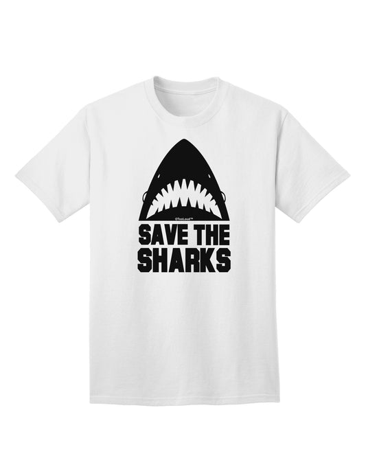 Save The Sharks - Premium Adult T-Shirt Collection-Mens T-shirts-TooLoud-White-Small-Davson Sales