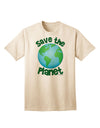 Save the Planet - Earth Adult T-Shirt-Mens T-Shirt-TooLoud-Natural-Small-Davson Sales