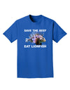 Save the Reef - Eat Lionfish Adult Dark T-Shirt-Mens T-Shirt-TooLoud-Royal-Blue-Small-Davson Sales