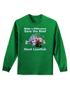 Save the Reef - Hunt Lionfish Adult Long Sleeve Dark T-Shirt-TooLoud-Kelly-Green-Small-Davson Sales