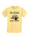 Save the Reef - Hunt Lionfish Childrens T-Shirt by TooLoud-Childrens T-Shirt-TooLoud-Daffodil-Yellow-X-Small-Davson Sales