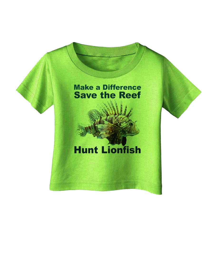 Save the Reef - Hunt Lionfish Infant T-Shirt by TooLoud-Infant T-Shirt-TooLoud-White-06-Months-Davson Sales