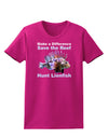 Save the Reef - Hunt Lionfish Womens Dark T-Shirt-TooLoud-Hot-Pink-Small-Davson Sales