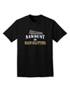 Sawdust is Man Glitter Adult Dark T-Shirt by TooLoud-Mens T-Shirt-TooLoud-Black-Small-Davson Sales