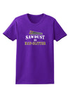 Sawdust is Man Glitter Womens Dark T-Shirt by TooLoud-Womens T-Shirt-TooLoud-Purple-X-Small-Davson Sales