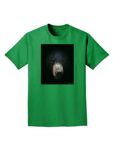 Scary Black Bear Adult Dark T-Shirt-Mens T-Shirt-TooLoud-Kelly-Green-Small-Davson Sales