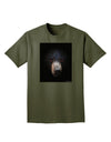 Scary Black Bear Adult Dark T-Shirt-Mens T-Shirt-TooLoud-Military-Green-Small-Davson Sales