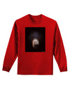 Scary Black Bear Adult Long Sleeve Dark T-Shirt-TooLoud-Red-Small-Davson Sales