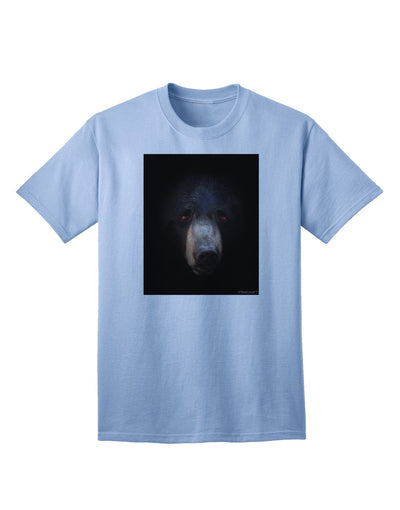 Scary Black Bear Adult T-Shirt-unisex t-shirt-TooLoud-Light-Blue-Small-Davson Sales