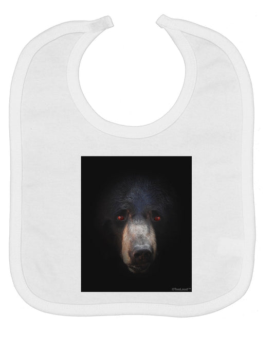 Scary Black Bear Baby Bib