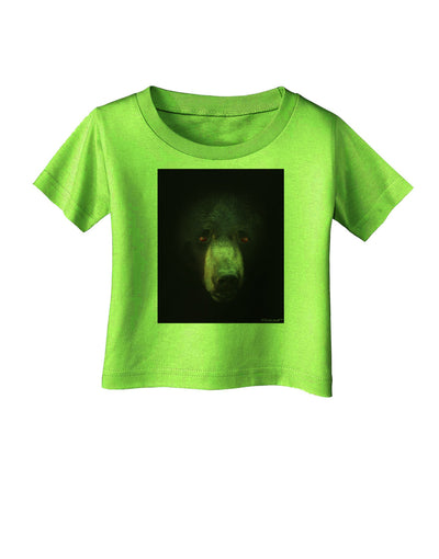 Scary Black Bear Infant T-Shirt-Infant T-Shirt-TooLoud-Lime-Green-06-Months-Davson Sales