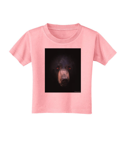 Scary Black Bear Toddler T-Shirt-Toddler T-Shirt-TooLoud-Candy-Pink-2T-Davson Sales