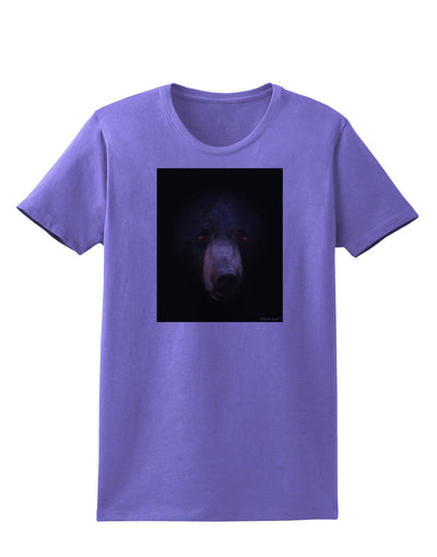 Scary Black Bear Womens T-Shirt-Womens T-Shirt-TooLoud-Violet-X-Small-Davson Sales