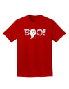 Scary Boo Text Adult Dark T-Shirt-Mens T-Shirt-TooLoud-Red-Small-Davson Sales