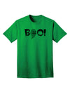 Scary Boo Text Adult T-Shirt-Mens T-Shirt-TooLoud-Kelly-Green-Small-Davson Sales
