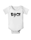 Scary Boo Text Baby Romper Bodysuit-Baby Romper-TooLoud-White-06-Months-Davson Sales