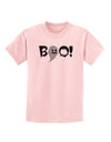 Scary Boo Text Childrens T-Shirt-Childrens T-Shirt-TooLoud-PalePink-X-Small-Davson Sales