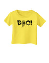 Scary Boo Text Infant T-Shirt-Infant T-Shirt-TooLoud-Yellow-06-Months-Davson Sales