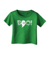 Scary Boo Text Infant T-Shirt Dark-Infant T-Shirt-TooLoud-Clover-Green-06-Months-Davson Sales