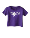 Scary Boo Text Infant T-Shirt Dark-Infant T-Shirt-TooLoud-Purple-06-Months-Davson Sales