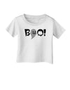 Scary Boo Text Infant T-Shirt-Infant T-Shirt-TooLoud-White-06-Months-Davson Sales