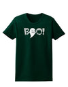 Scary Boo Text Womens Dark T-Shirt-TooLoud-Forest-Green-Small-Davson Sales