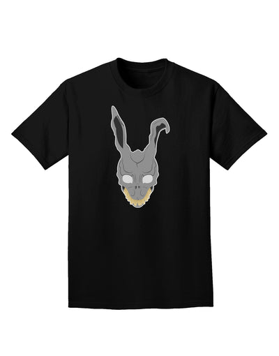 Scary Bunny Face Adult Dark T-Shirt-Mens T-Shirt-TooLoud-Black-Small-Davson Sales