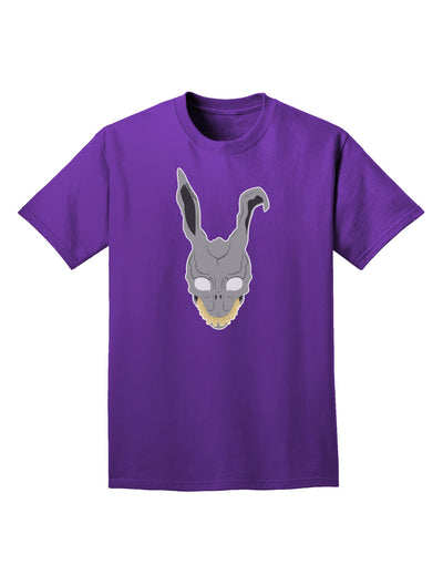 Scary Bunny Face Adult Dark T-Shirt-Mens T-Shirt-TooLoud-Purple-Small-Davson Sales