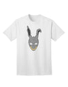 Scary Bunny Face Adult T-Shirt-Mens T-Shirt-TooLoud-White-Small-Davson Sales