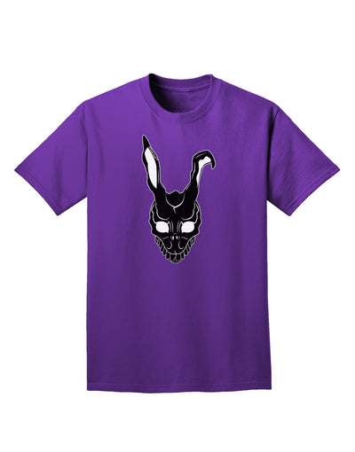 Scary Bunny Face Black Adult Dark T-Shirt-Mens T-Shirt-TooLoud-Purple-Small-Davson Sales